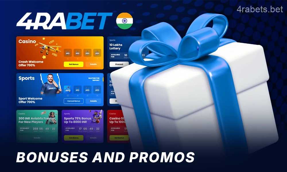 Bonuses for Indian Players at 4rabet – Latest List